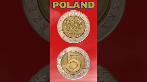 Poland 5 Zlotych 1996.#shorts #coinnotesz