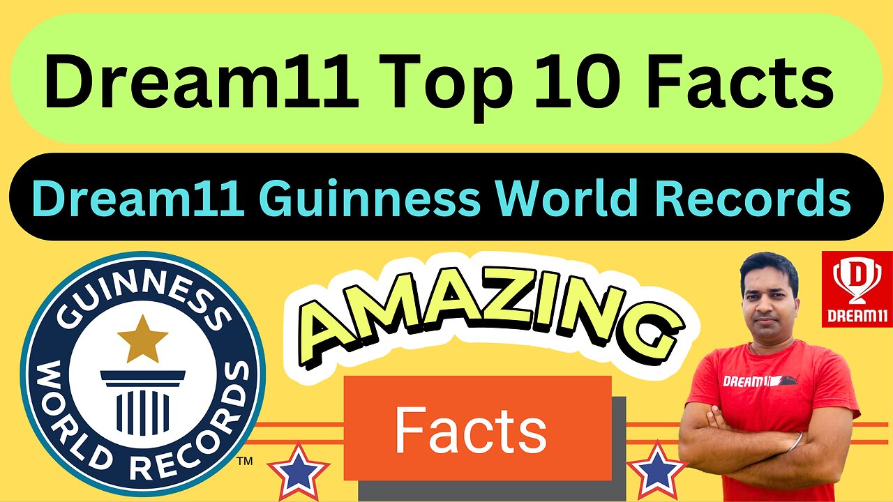 Dream11 Guinness World Records|| Dream11 Top 10 Amazing Facts