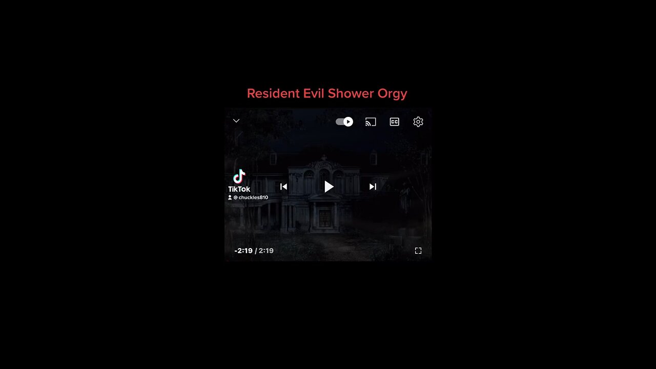 Resident Evil Shower Orgy