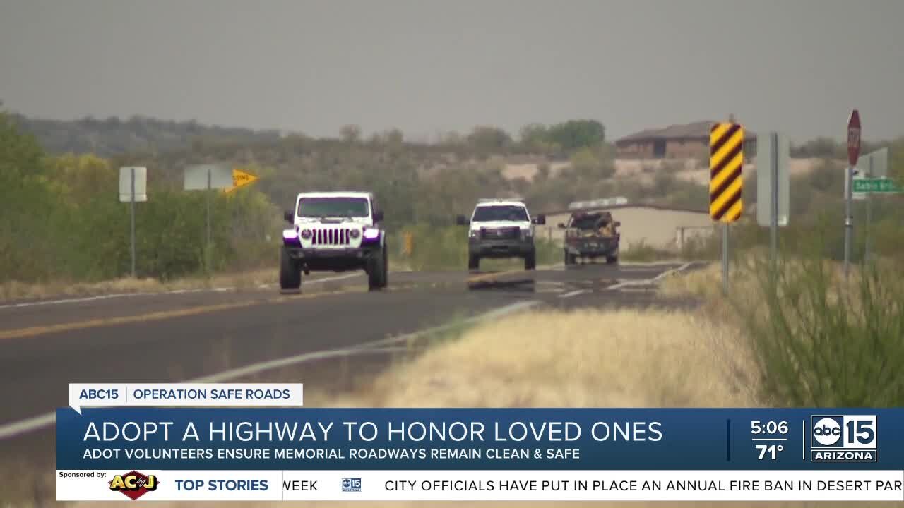 Adopt a highway to honor loved ones