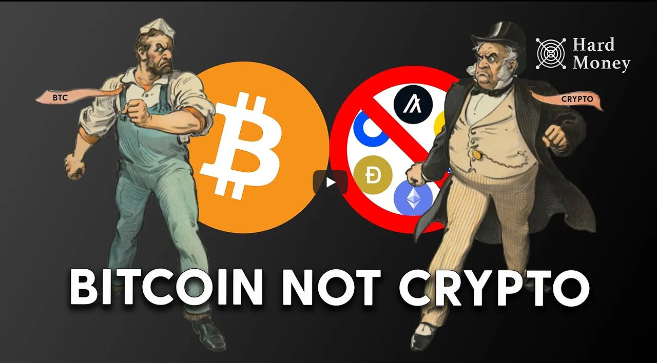 #Bitcoin no es #Crypto - No hay una segunda mejor