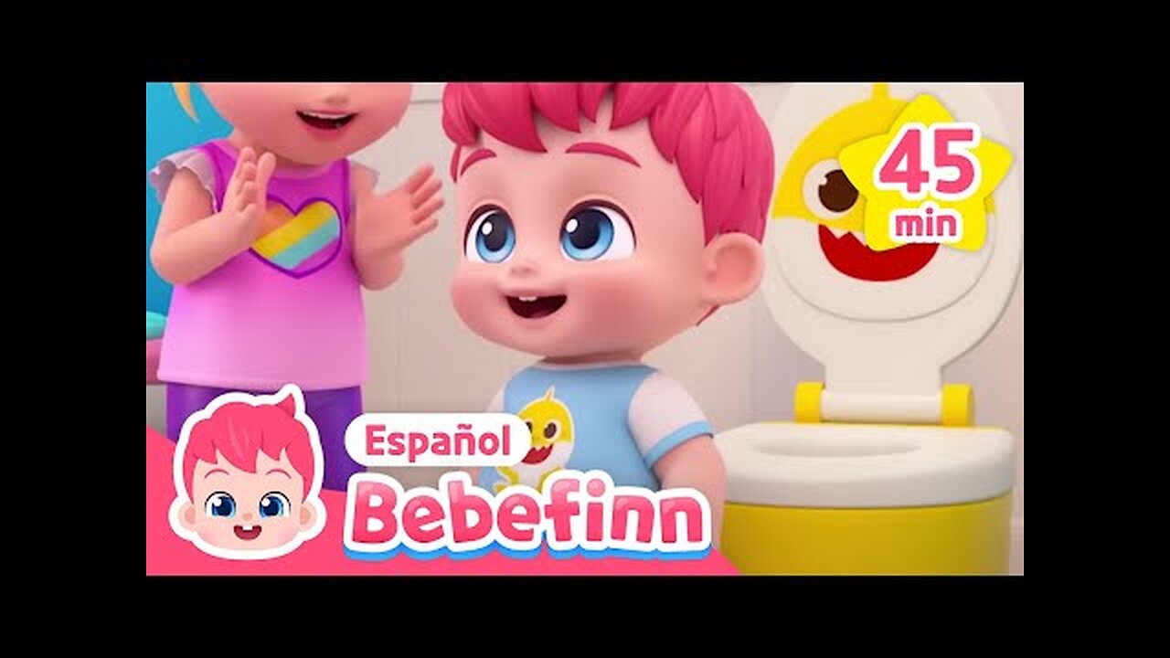 Puedo ir al baño solito🚽 | Es Hora de Hacer Popó💩 y Más Canciones Infantiles | Bebefinn en español