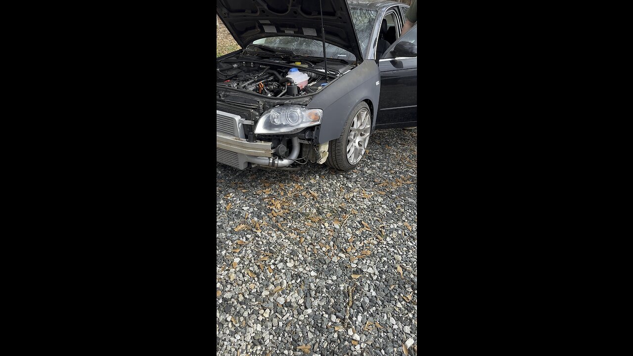 On my FEDEX route  I ran into a turbo Audi that sat for months