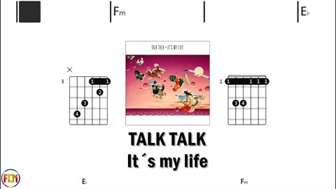 TALK TALK It´s my life - (Chords & Lyrics like a Karaoke) HD