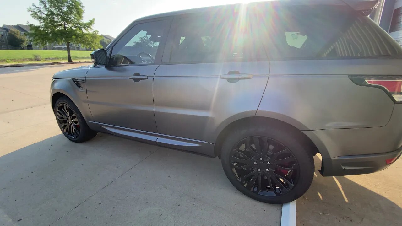 Tulsa Auto Wraps | White Glove Auto | Matte Gray Range Rover