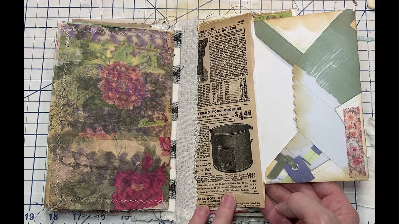 Episode 257 - Junk Journal with Daffodils Galleria - Patchwork Journal Pt. 7