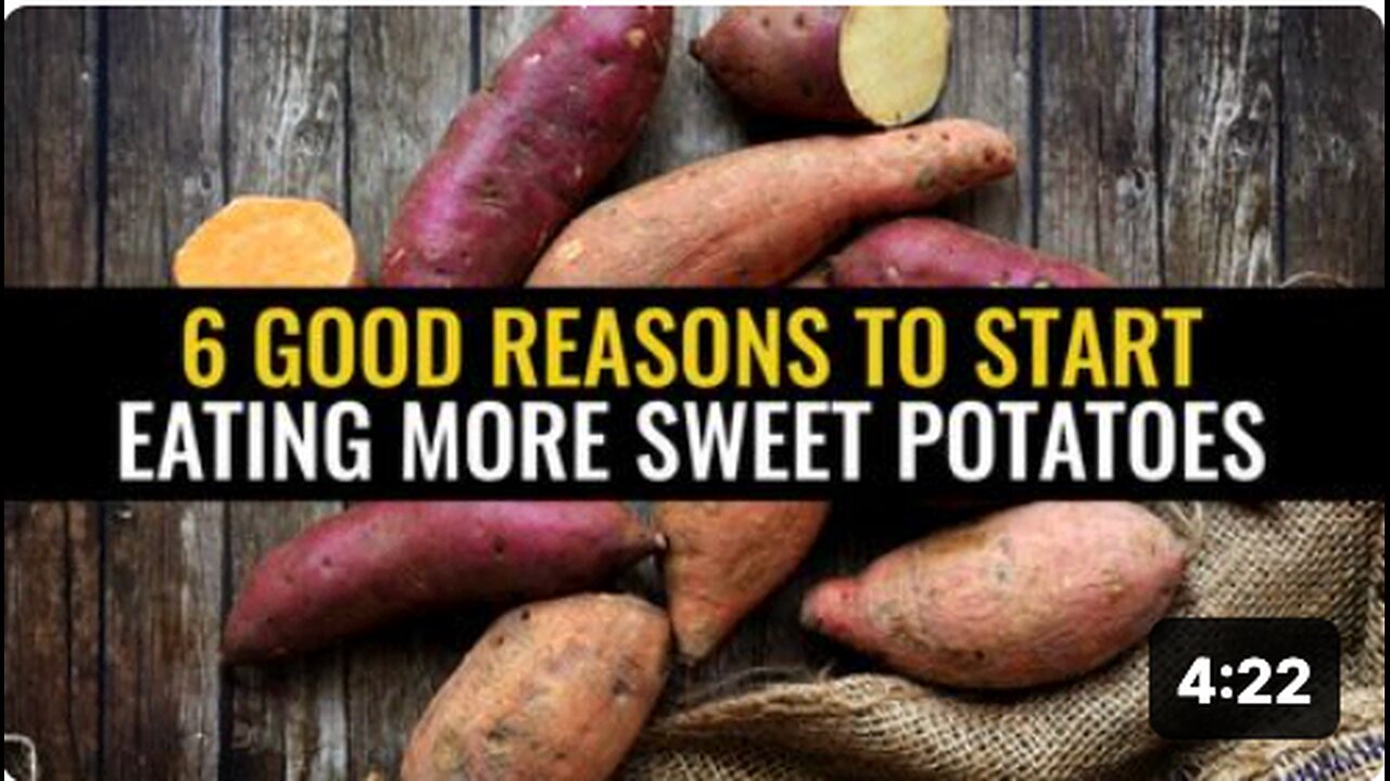 6 Good reasons to start eating more sweet potatoes