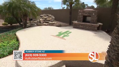 Enjoy a great outdoor oasis with Rubber Stone AZ