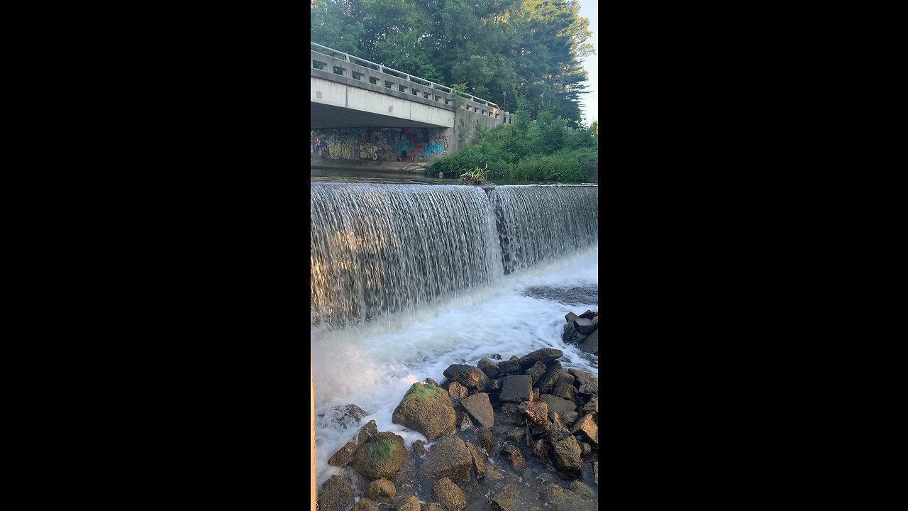 At a bridge in Michigan.