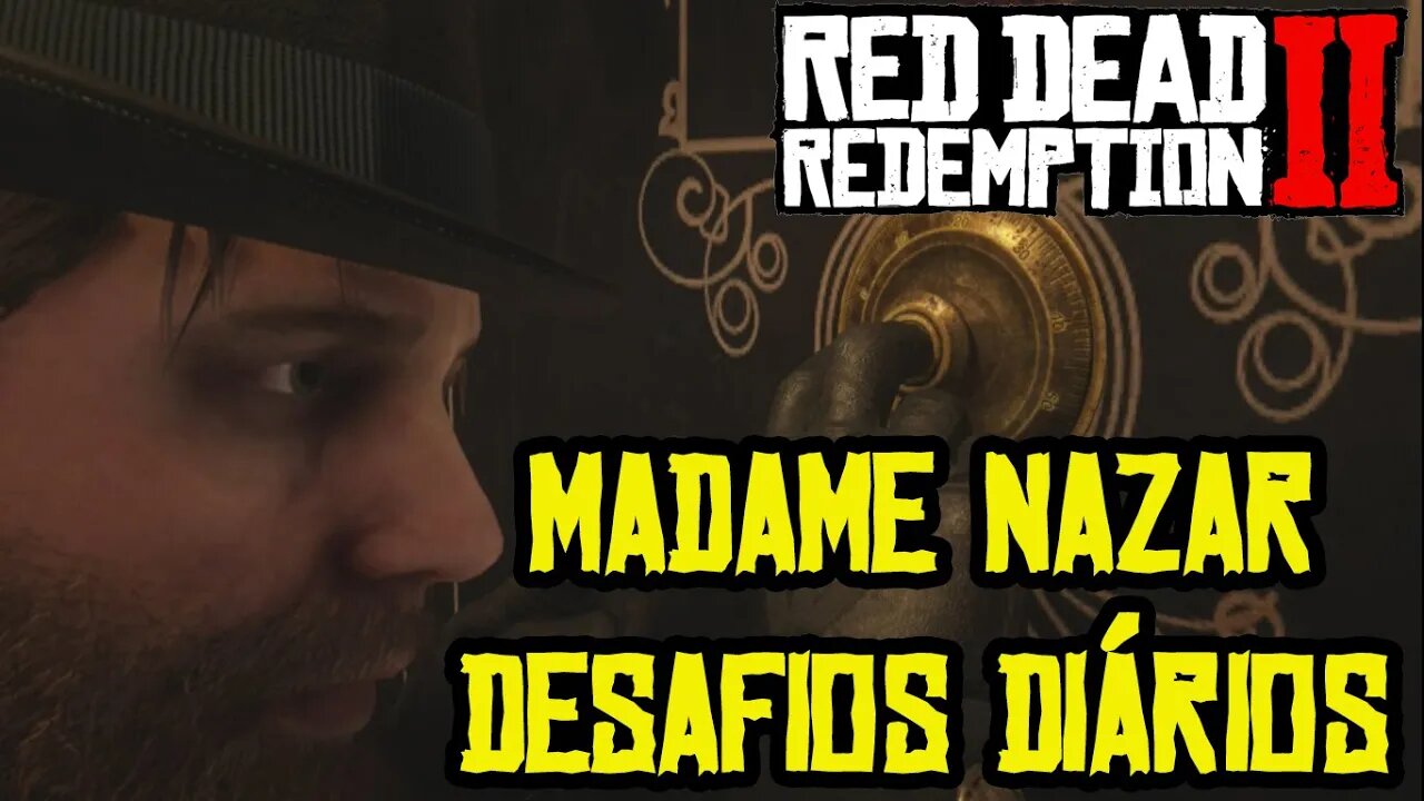 RED DEAD ONLINE DESAFIOS DIÁRIOS E LOCALIZAÇÃO MADAME NAZAR