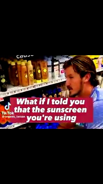 HOT OUTSIDE? RUB ON THAT CANCER CAUSING SUNSCREEN! ☠️