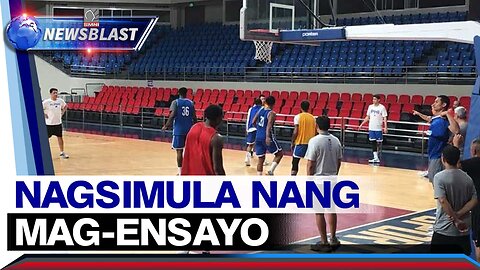 Gilas Pilipinas, nagsimula nang mag-ensayo para sa nalalapit na 19th Asian Games sa Hangzhou, China