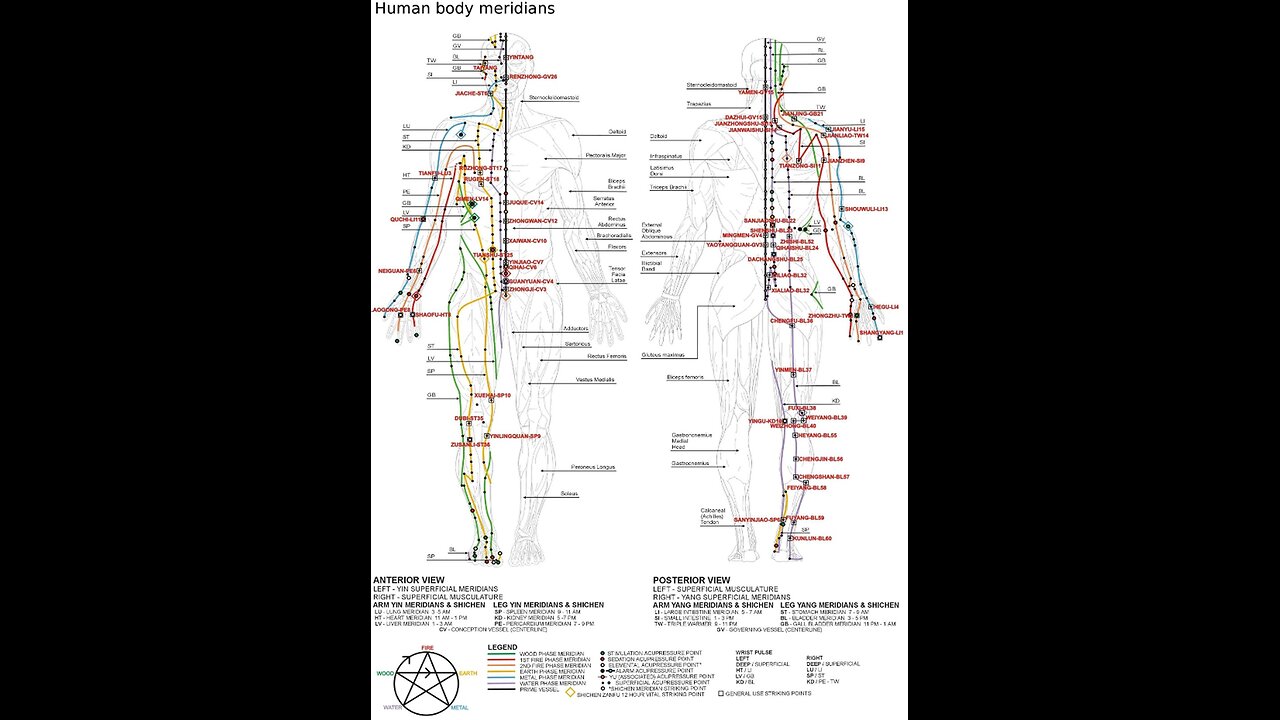 ⚠️⚠️⚠️ 8 Energy meridian points which can help treat the body pains & aches...