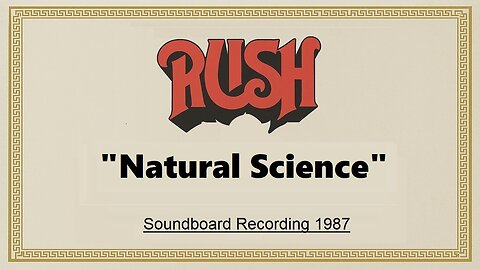 Rush - Natural Science (Live in Mansfield, Massachusetts 1997)