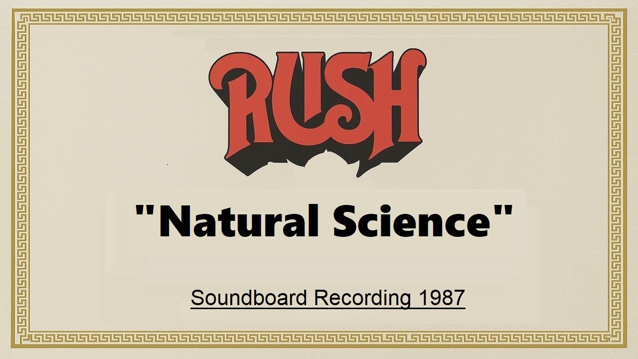 Rush - Natural Science (Live in Mansfield, Massachusetts 1997)