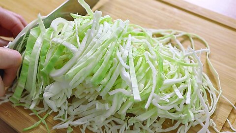 Do you have CABBAGE at home? A friend taught me how to cook cabbage so delicious!