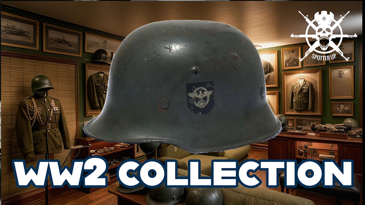 Vet shows off his WWII military collection