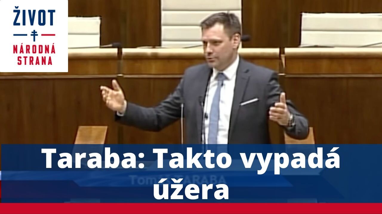 Taraba: Takto vypadá úžera