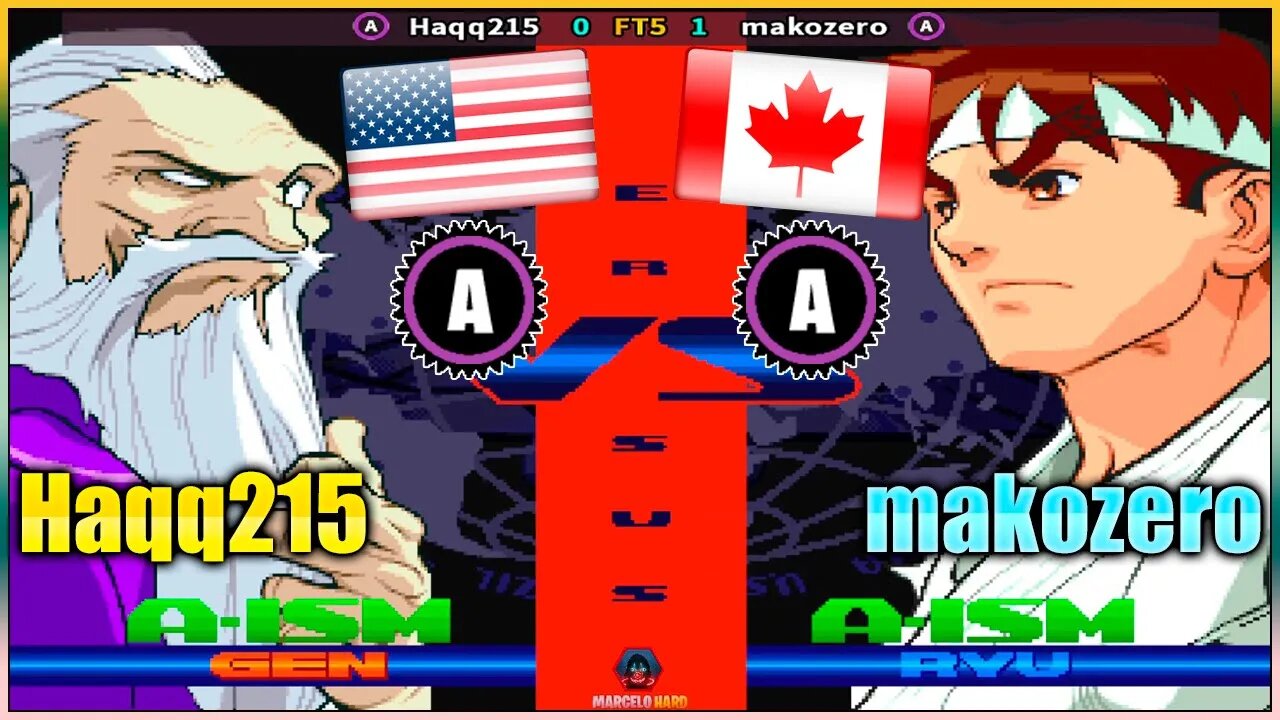 Street Fighter Alpha 3 (Haqq215 Vs. makozero) [U.S.A. Vs. Canada]