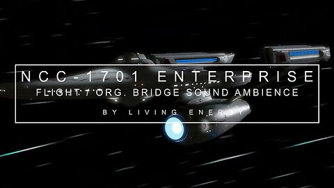 10 Hours | Trek TOS | USS Enterprise Cruising and Bridge Ambience | Relaxing Space Meditation, Sleep