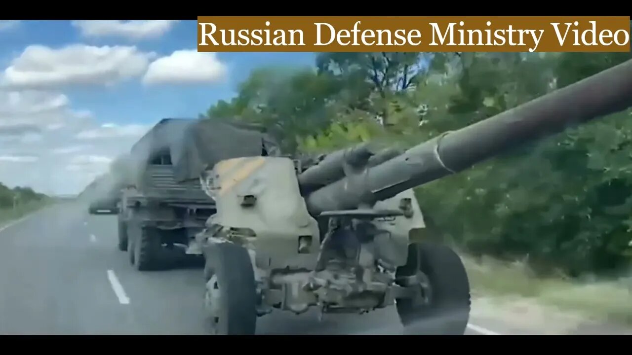 The Russian DM has published footage of the transfer of troops to the Kharkov direction.