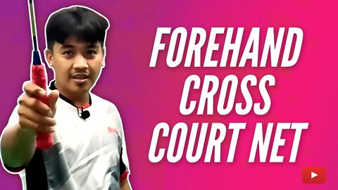 Forehand Cross Court Net Tutorial featuring Fikri fazrin (Eng Subs) #badminton #bulutangkis