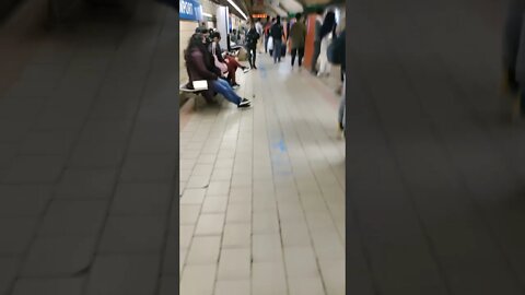 Newport PATH station in Jersey City 2021.