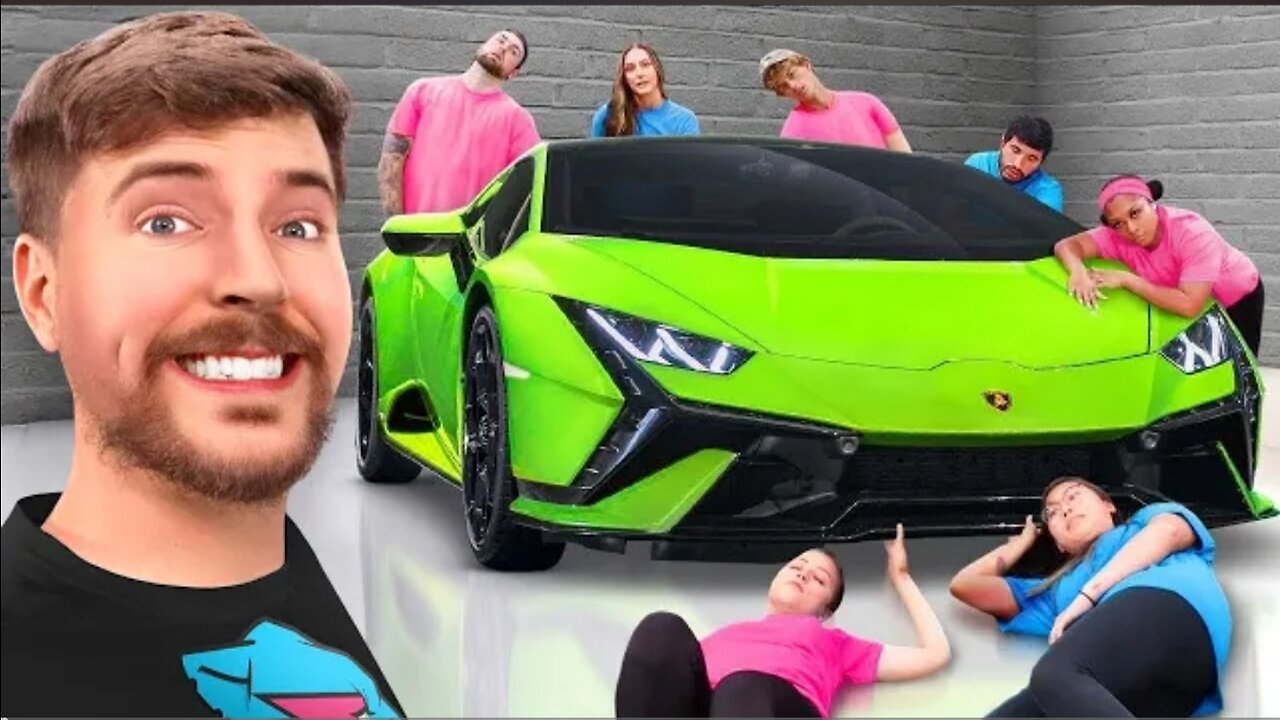 Mr Beast | Last To Take Hand Off Lamborghini Keeps It