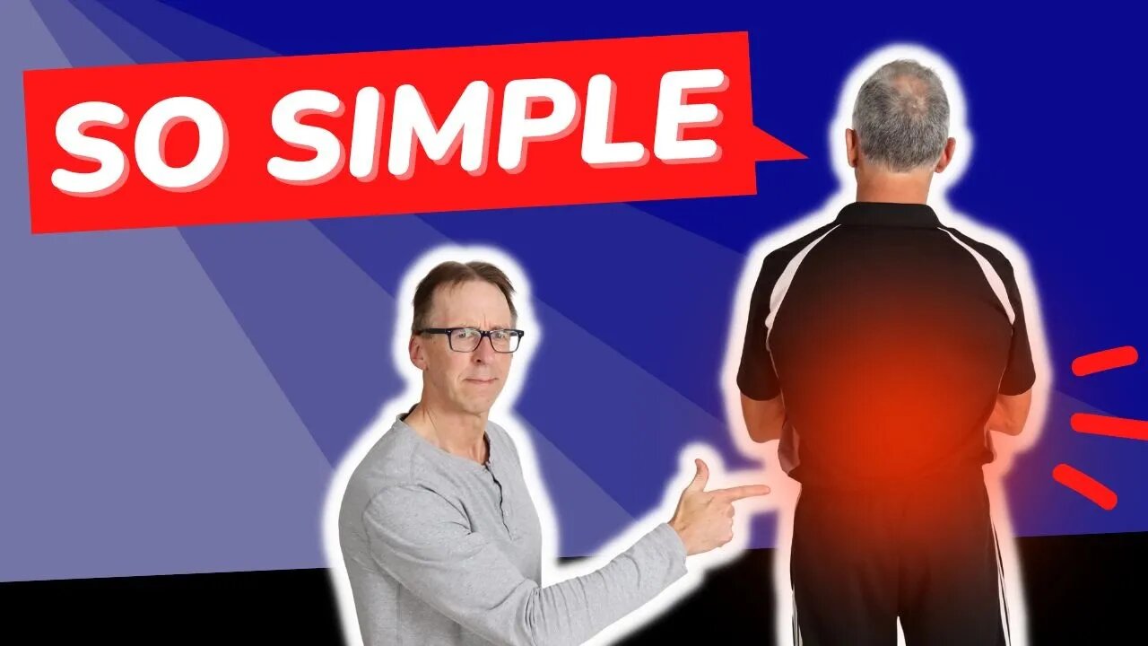 Simple Solutions For Back Pain; No Cost & No Meds