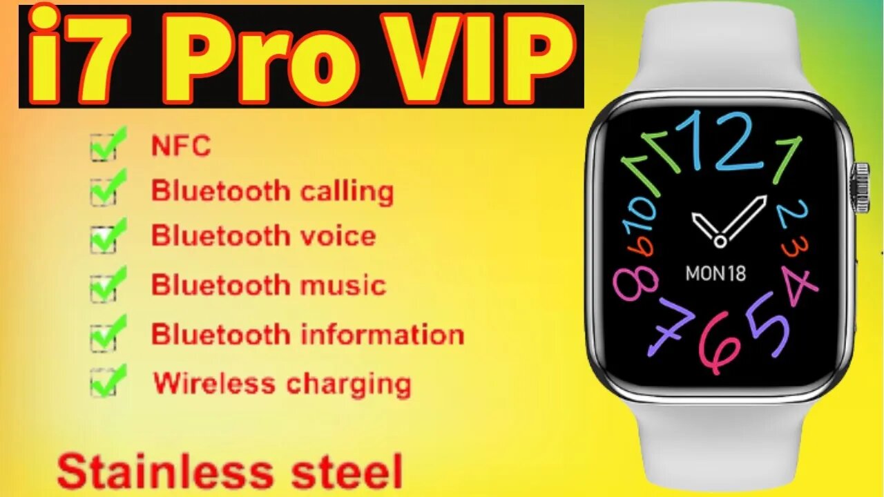 i7 Pro VIP NFC pk smartwatch pk x8 max w27 pro hw18 hw22 hw57 pro