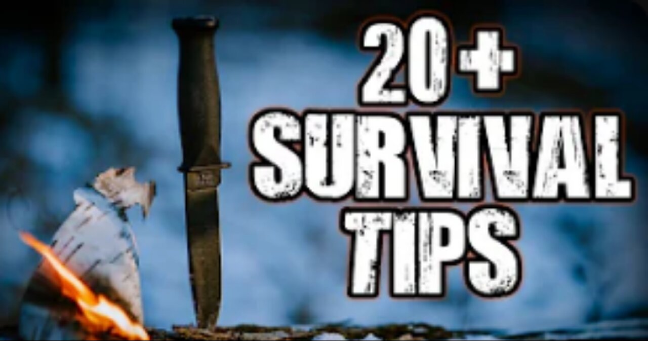 20+ Wilderness Survival Tips and Bushcraft Self Reliance Skills