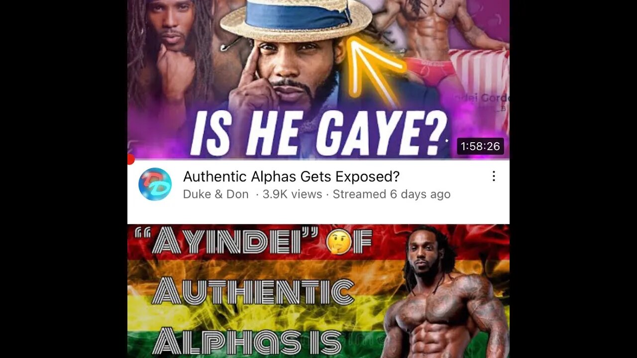 AYINDEI FROM AUTHENTIC ALPHAS EXPOSD AS A DANCER FOR GAY MEN, AFTER SMEAR CAMPAIGN ON @FreshandFit