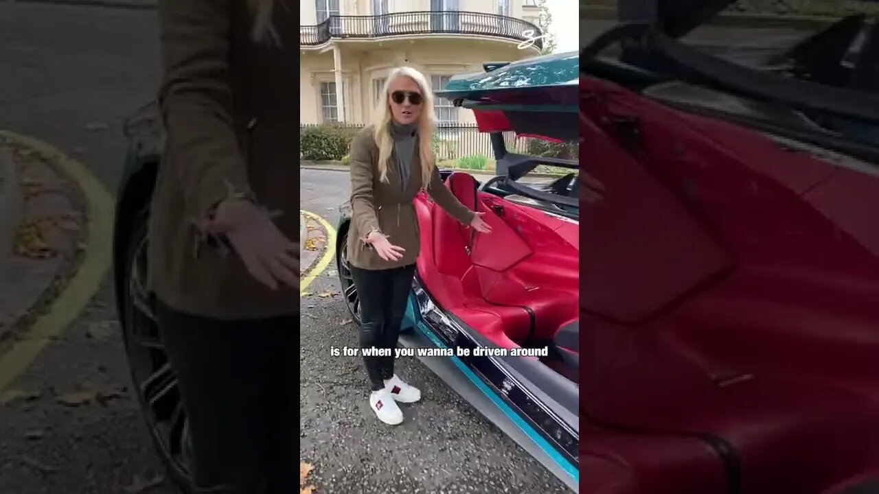 This is the glass floor car from the future 🤯🔥 tiktok supercarblondie