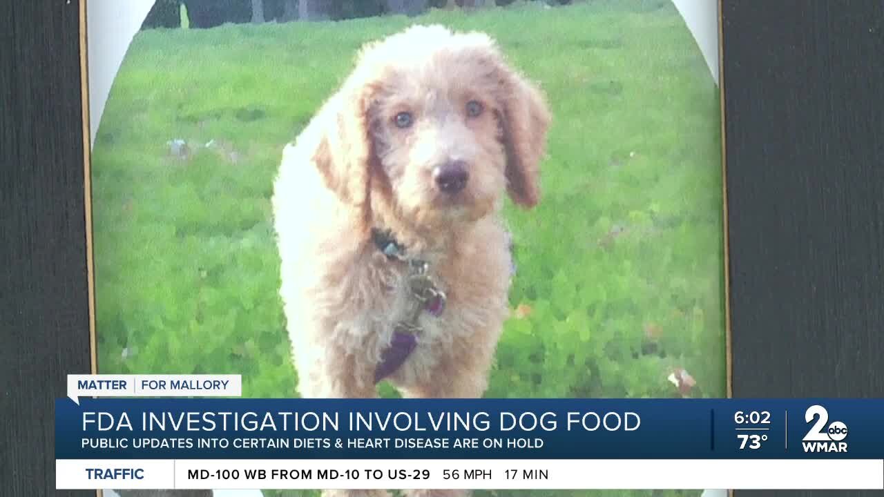 FDA investigation involving dog food