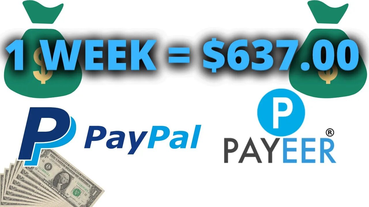 Earn $600 Per Week Payeer and paypal money FREE ( INSTANT PAY OUT)