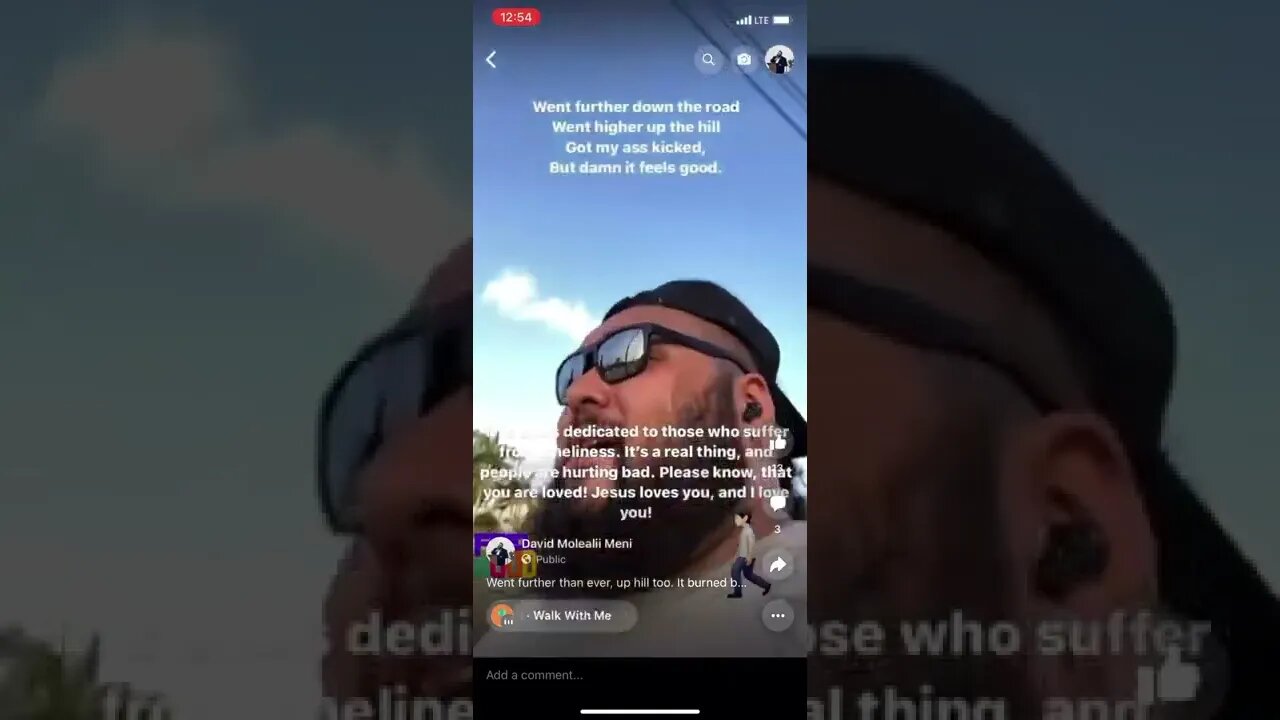 Walking message
