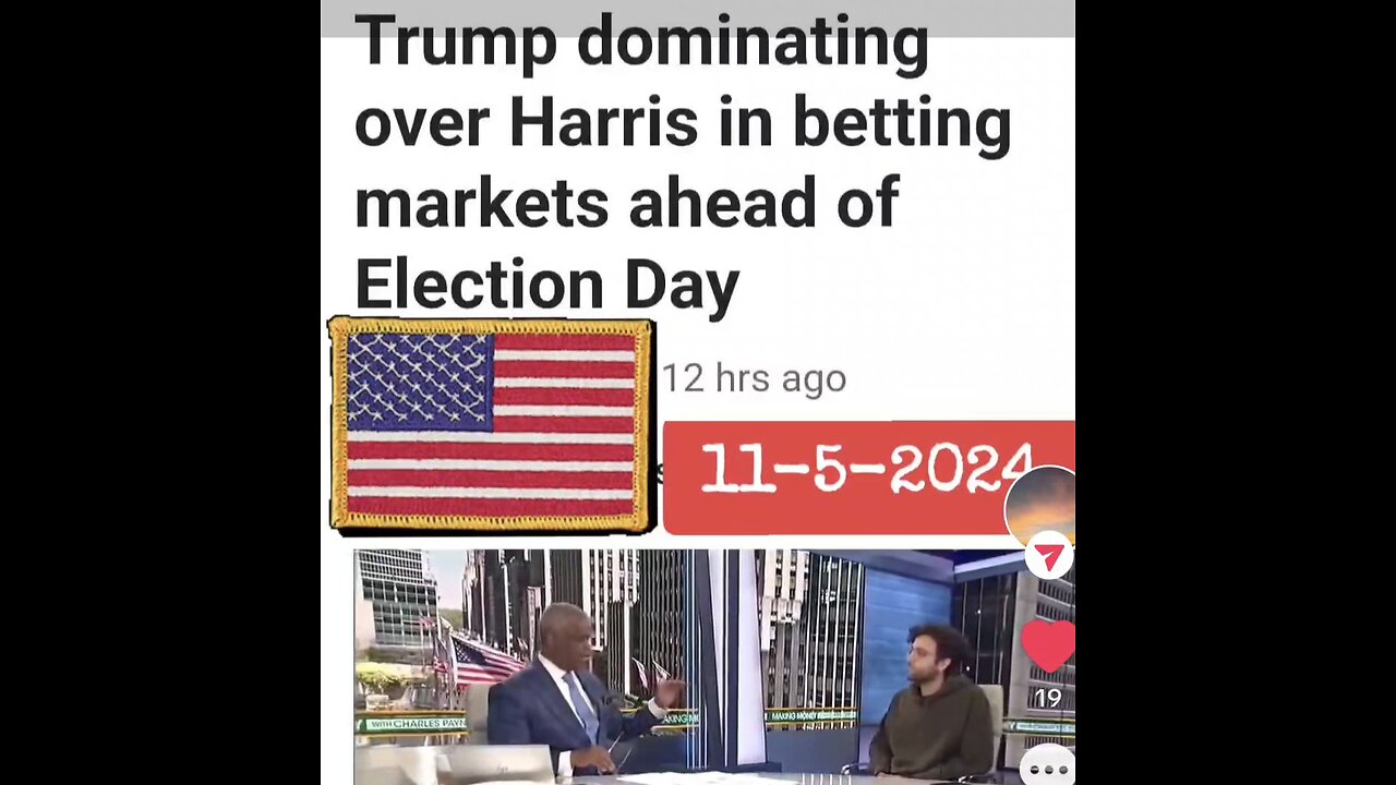 Trump Dominating over Harris in Betting Markets Ahead of Election Day