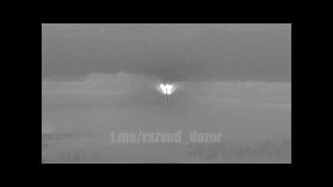 Along The Forest Belt Of Izyumsky , A Ukrainian APC Was Fined For Speeding By Russian Artillery