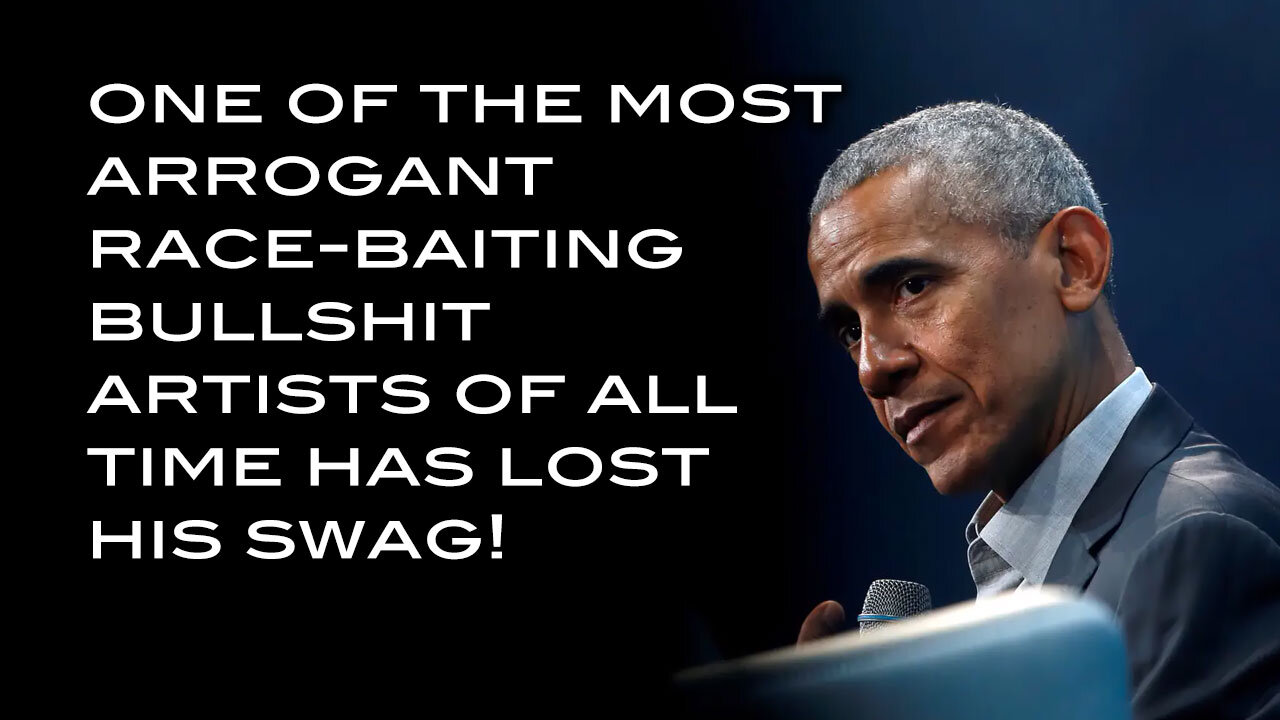 One of the Most Arrogant and Condescending Race-Baiters of All Time Has Lost His Swag