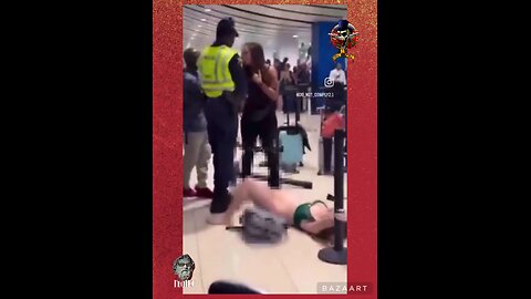 Nude Leftist Terrorizes Airport of Color