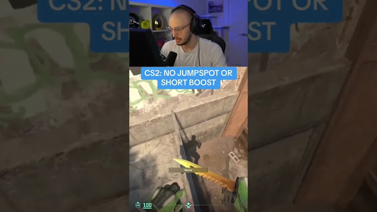 CS2 Overpass Jump-spot Changes 😱 #shorts