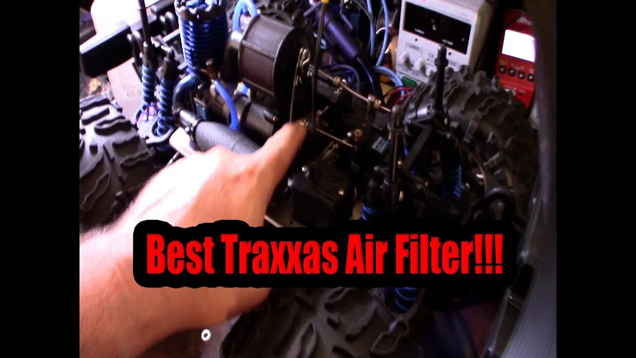 Motorsaver best nitro engine RC filter for Traxxas T-maxx Revo Savage