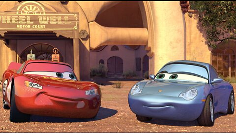 Cars (2006) - 'McQueen and Sally' scene (HD)