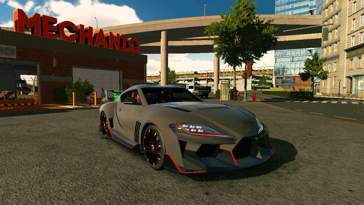 Toyota Supra MODIFIED Test Drive - Car Parking Multiplayer - the fake drive