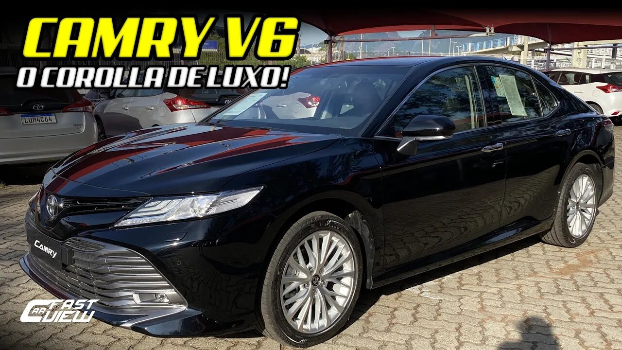 TOYOTA CAMRY 3.5 V6 DE 310 CAVALOS! O COROLLA DE LUXO QUE CUSTA MAIS DE R$300 MIL 😱 - Fast Car View