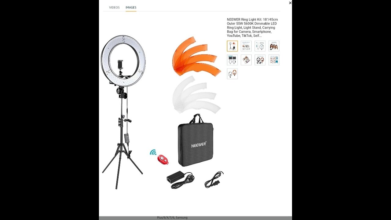 Neewer ring light with complete kit for purchase click https://amzn.to/44IHZuQ