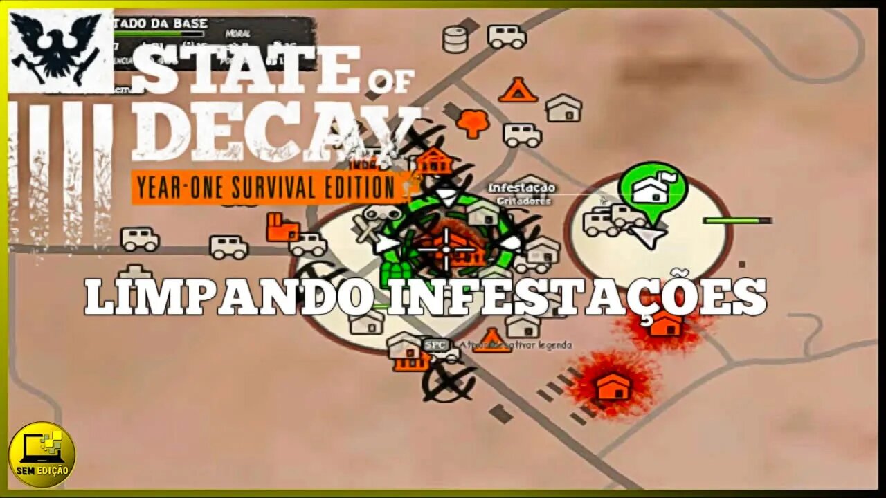 STATE OF DECAY YOSE LIMPANDO INFESTAÇÕES #1 #semedissaum #pc