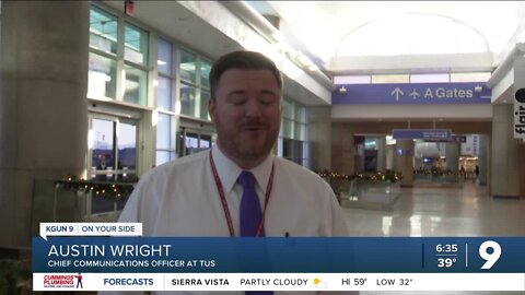Tucson International Airport expects 210,000 passengers this holiday season