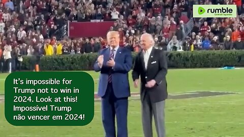It’s impossible for Trump not to win in 2024. Look at this! Impossível Trump não vencer em 2024!