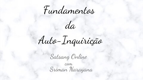 Fundamentos da Auto-Inquirição